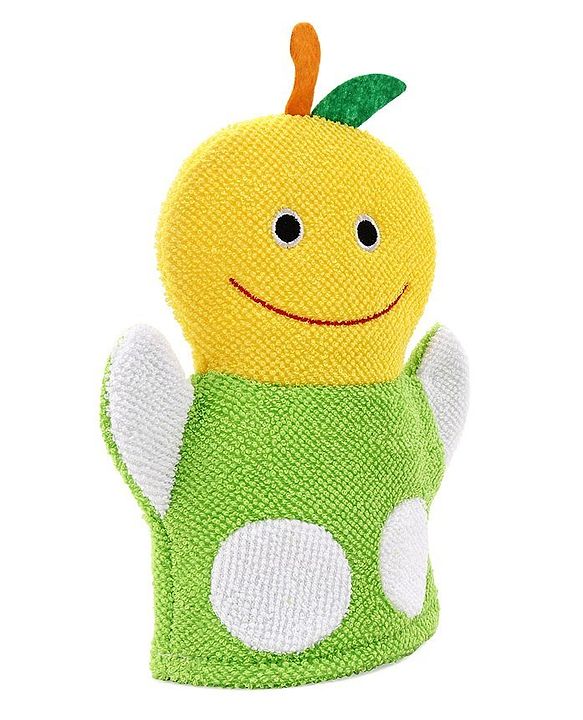 Babyhug Fruit Shape Bath Glove - Green
