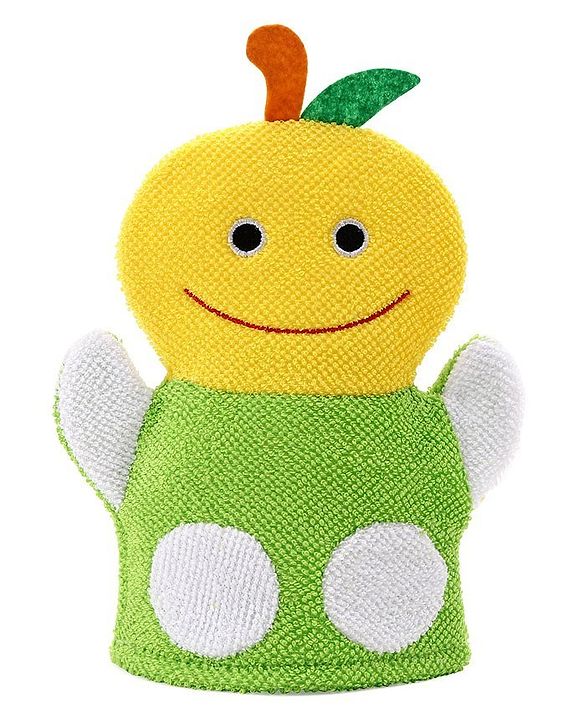 Babyhug Fruit Shape Bath Glove - Green