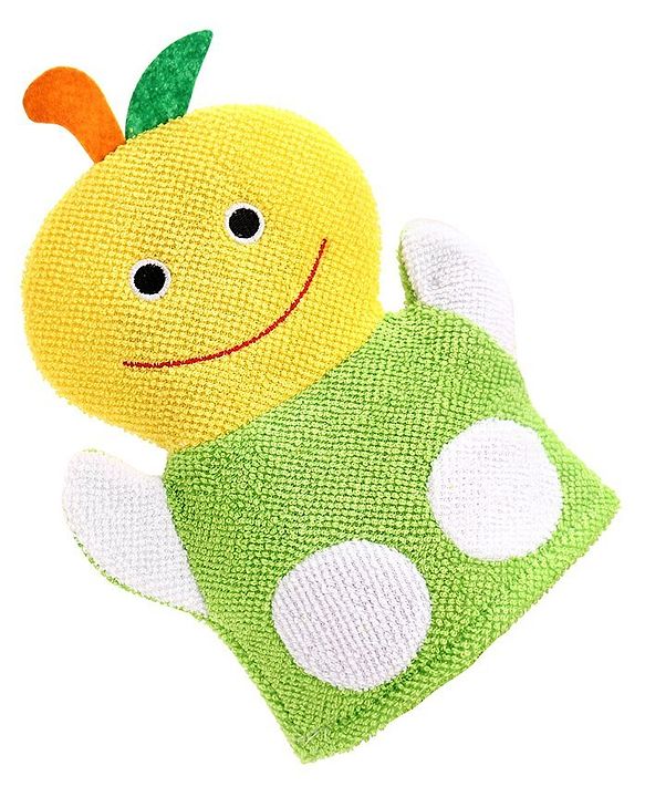 Babyhug Fruit Shape Bath Glove - Green