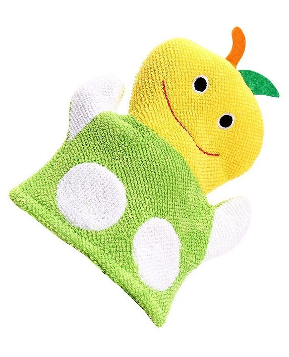Babyhug Fruit Shape Bath Glove - Green