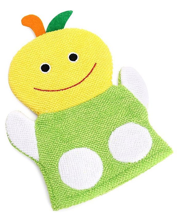 Babyhug Fruit Shape Bath Glove - Green