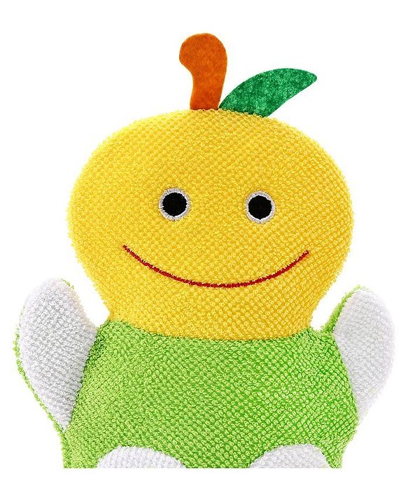 Babyhug Fruit Shape Bath Glove - Green