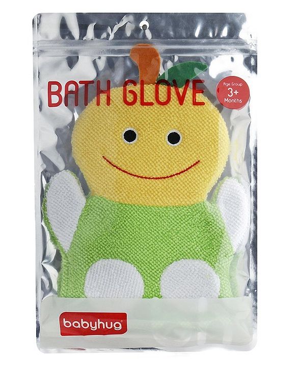 Babyhug Fruit Shape Bath Glove - Green