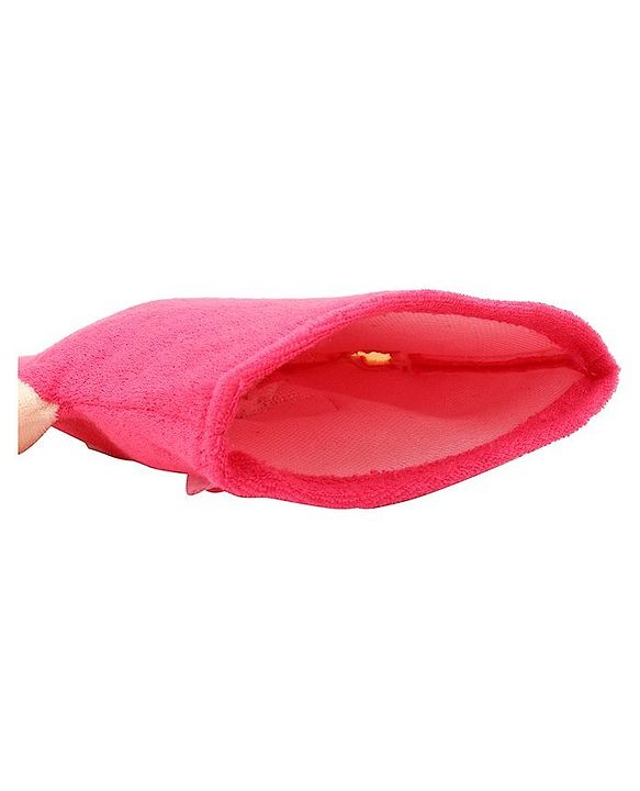 Babyhug Doll Shape Bath Glove With Attached Loofah - Pink