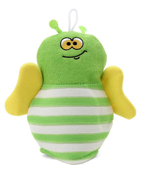 Babyhug Bee Shape Bath Glove - Green