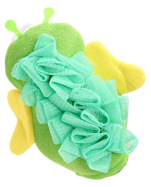 Babyhug Bee Shape Bath Glove - Green