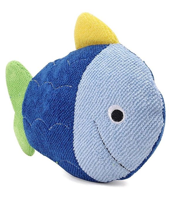 Babyhug Fish Shape Bath Glove - Blue