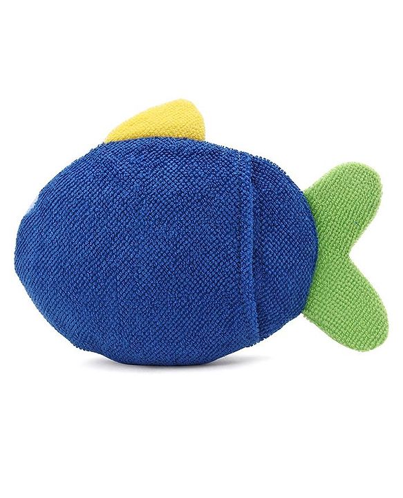 Babyhug Fish Shape Bath Glove - Blue