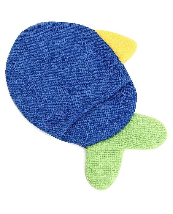Babyhug Fish Shape Bath Glove - Blue