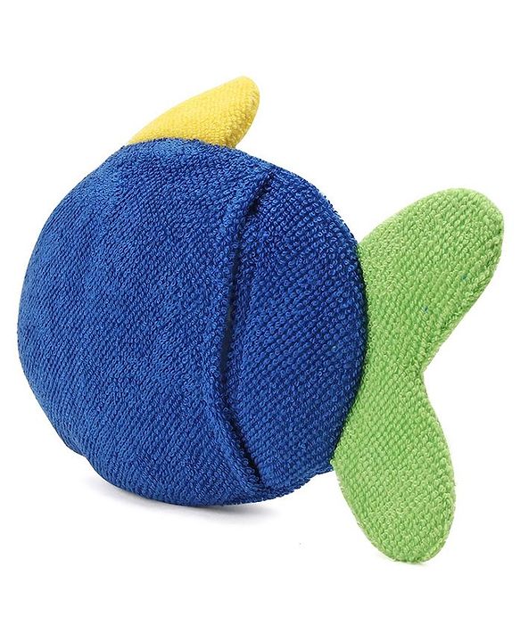 Babyhug Fish Shape Bath Glove - Blue