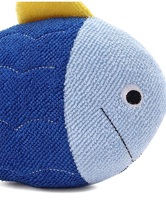 Babyhug Fish Shape Bath Glove - Blue