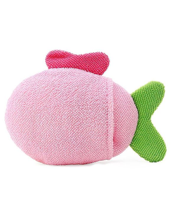 Babyhug Fish Shape Bath Glove - Blue
