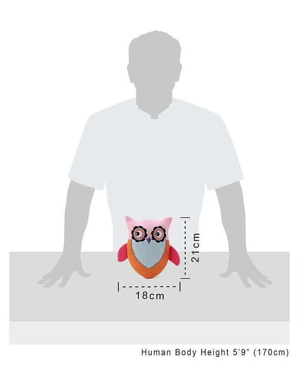 Babyhug Owl Shape Bath Glove - Orange
