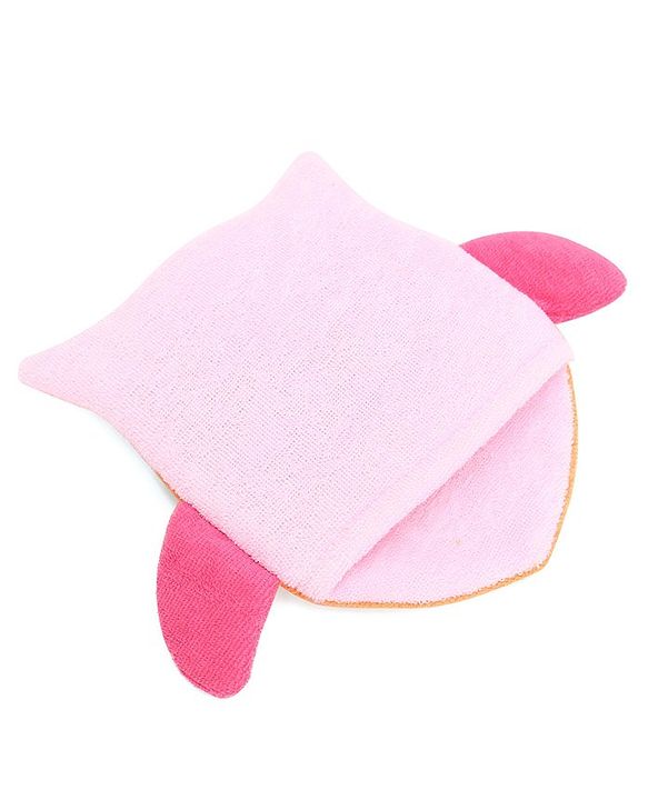 Babyhug Owl Shape Bath Glove - Orange