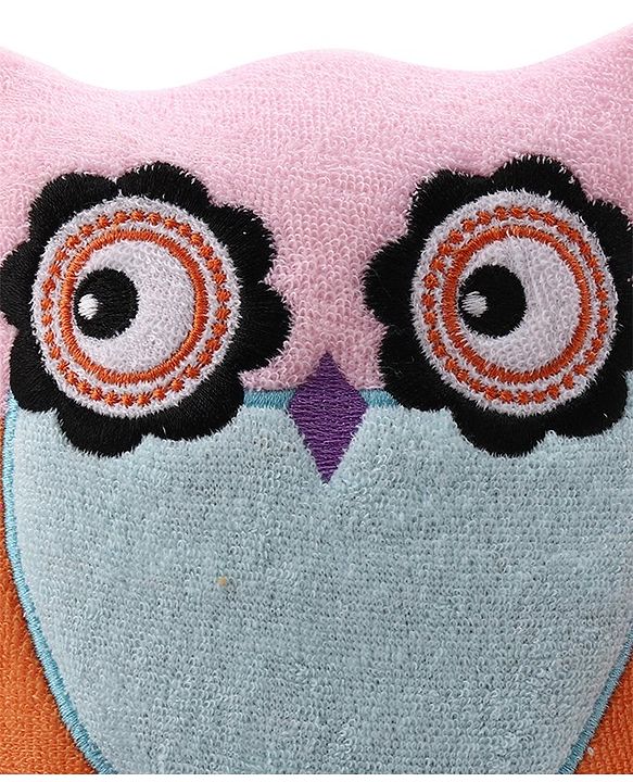 Babyhug Owl Shape Bath Glove - Orange