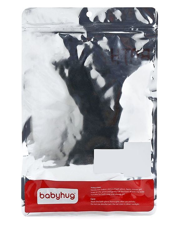 Babyhug Froggy Design Bath Glove - Green