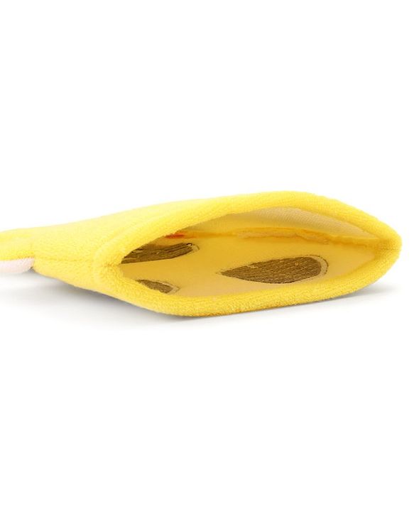 Babyhug Bath Glove - Yellow & White