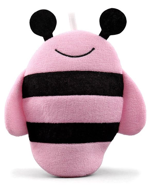 Babyhug Honeybee Shape Bath Glove - Pink