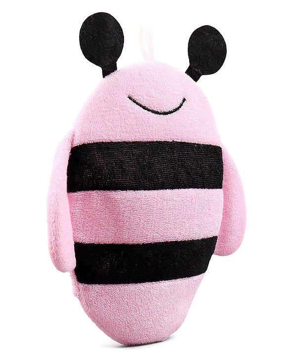 Babyhug Honeybee Shape Bath Glove - Pink