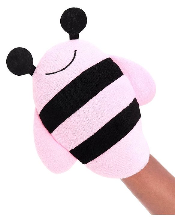 Babyhug Honeybee Shape Bath Glove - Pink