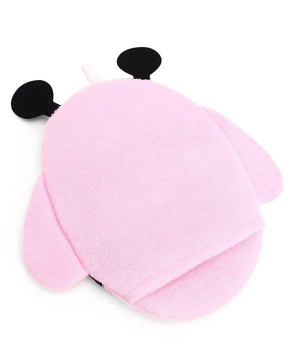 Babyhug Honeybee Shape Bath Glove - Pink