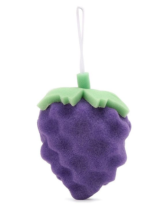 Babyhug Grapes Shape Bath Sponge - Purple