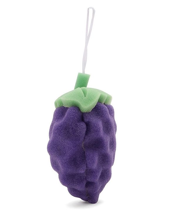Babyhug Grapes Shape Bath Sponge - Purple