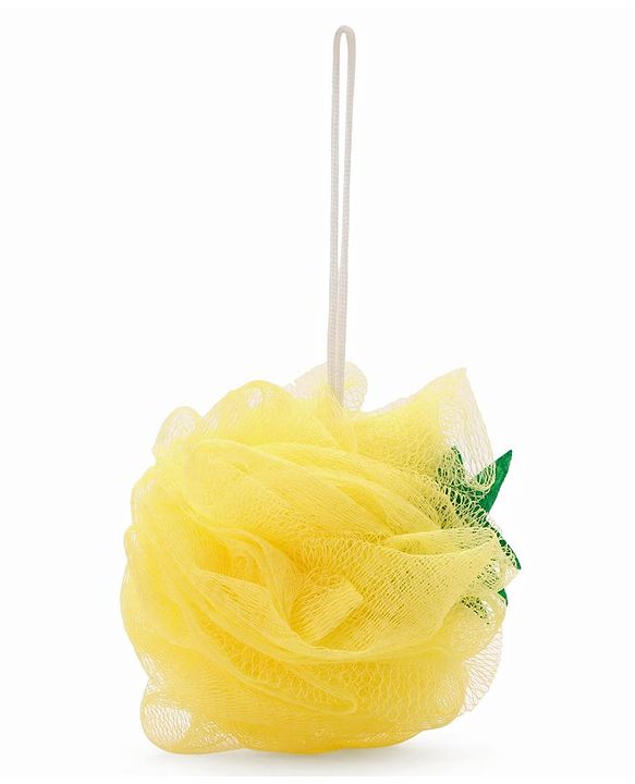 Babyhug Pineapple Sponge Bath Loofah - Yellow