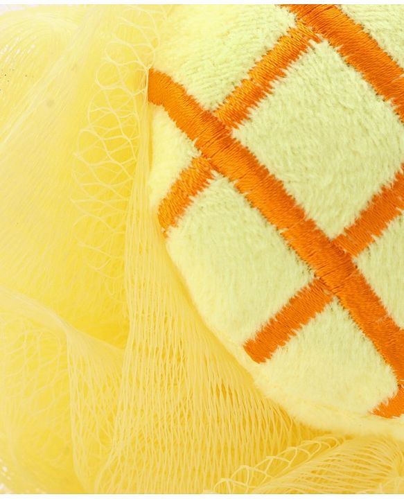 Babyhug Pineapple Sponge Bath Loofah - Yellow