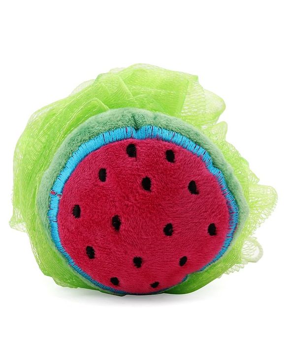 Babyhug Watermelon Sponge Bath Loofah - Green