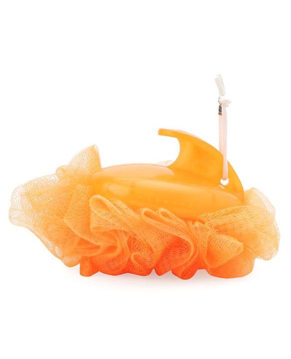 Babyhug Baby Bath Loofah with handle - Pink