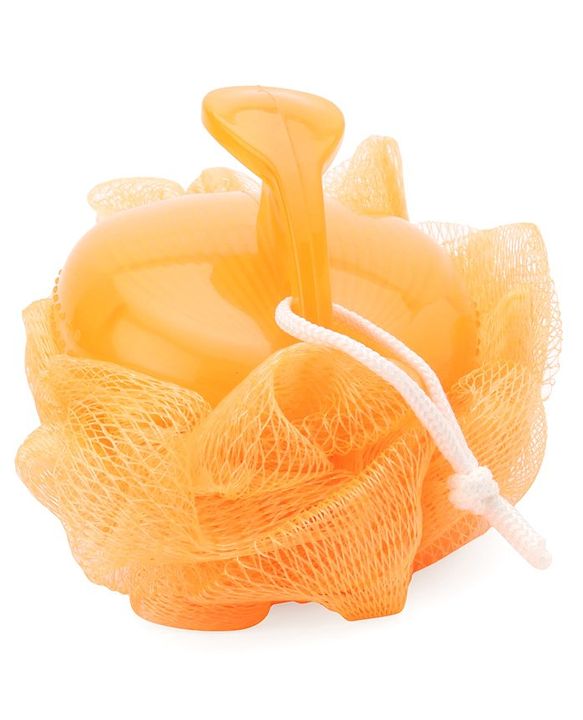 Babyhug Baby Bath Loofah with handle - Pink