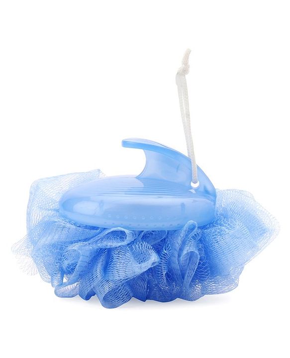 Babyhug Baby Bath Loofah with handle - Pink