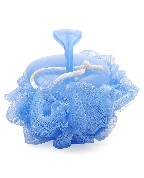 Babyhug Baby Bath Loofah with handle - Pink
