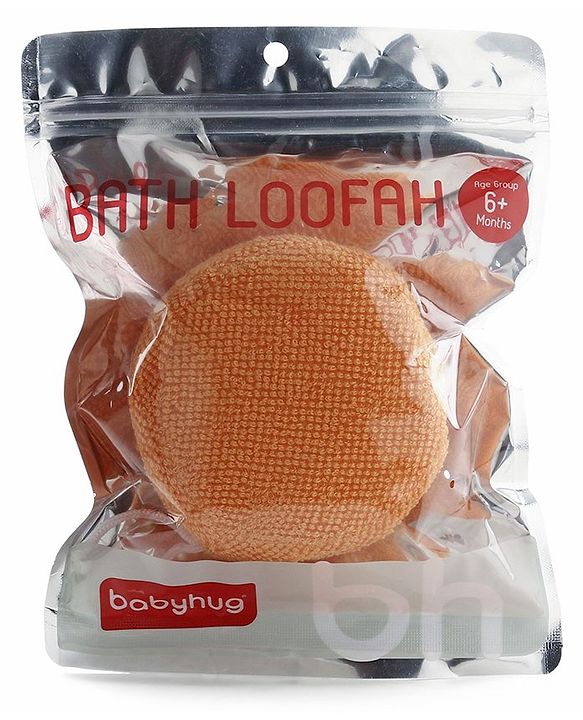 Babyhug Bath Sponge - Orange