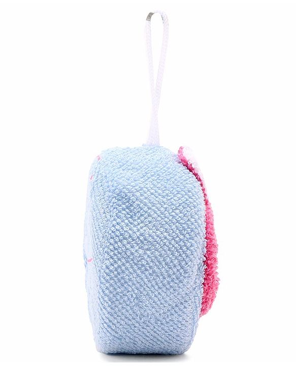Babyhug Bath Sponge Rabbit Face - Blue & Pink