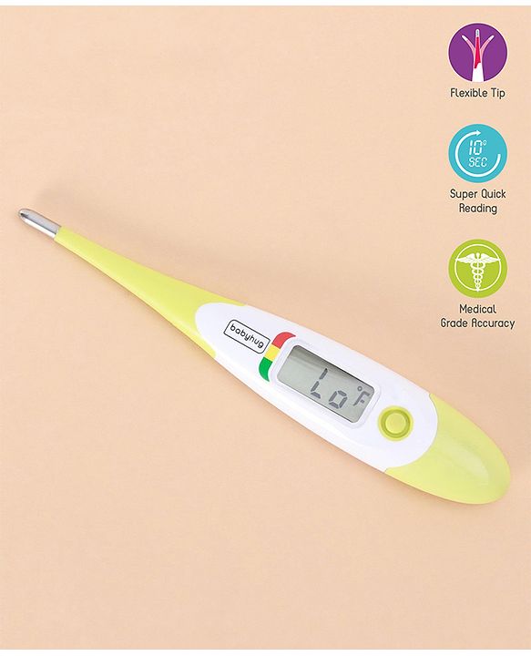 Babyhug Flexi Digital Thermometer - Yellow