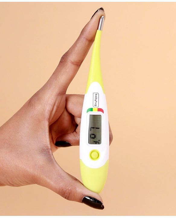 Babyhug Flexi Digital Thermometer - Yellow