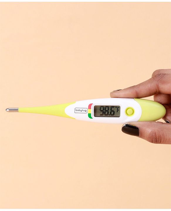 Babyhug Flexi Digital Thermometer - Yellow