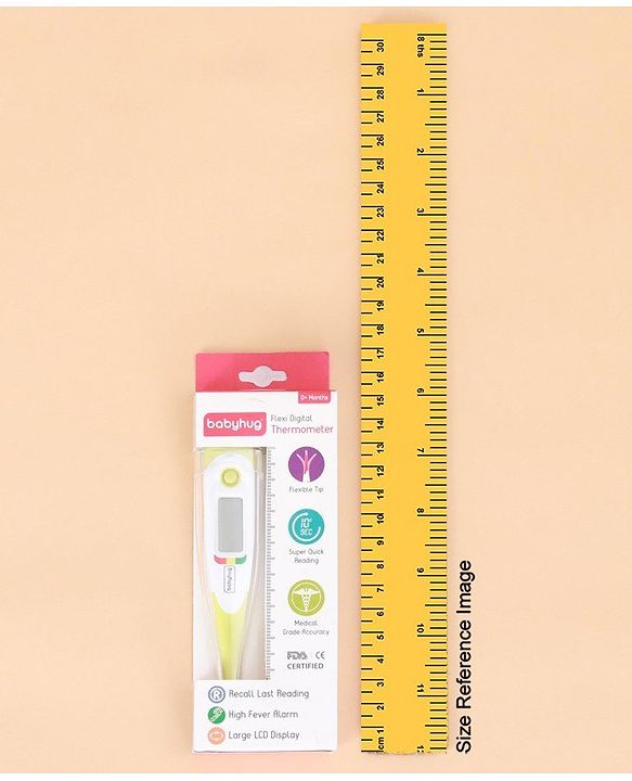Babyhug Flexi Digital Thermometer - Yellow