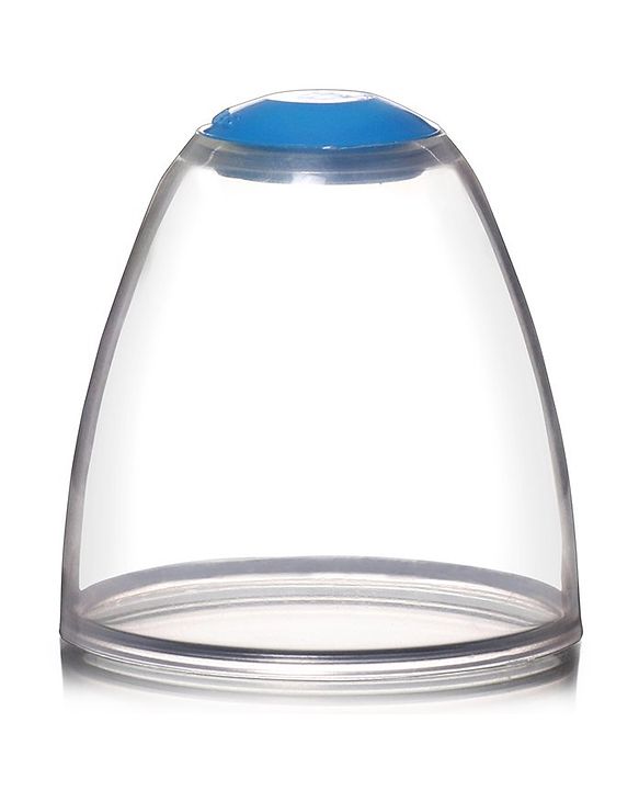 Babyhug Standard Neck Glass Feeding Bottle Blue - 250 ml