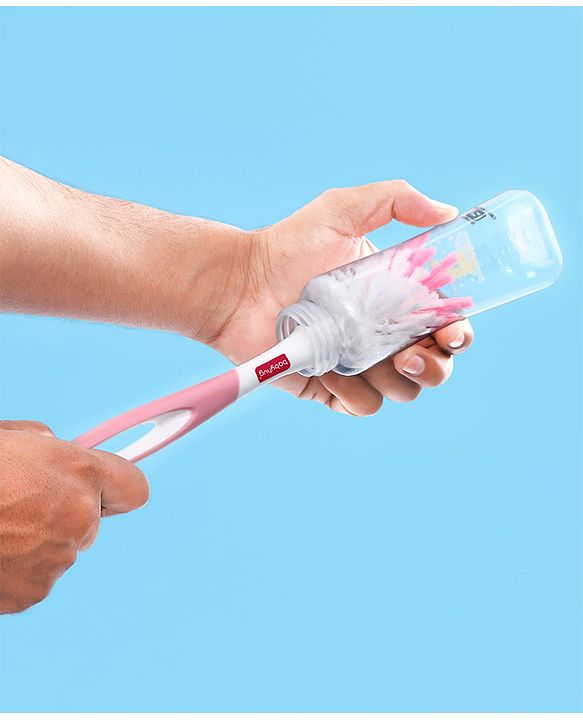 Babyhug Bottle Cleaning Brush - Pink