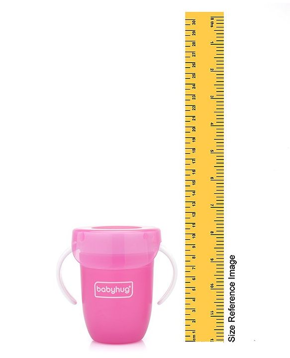 Babyhug 360° Spill Proof Training Sipper Cup Pink - 240 ml