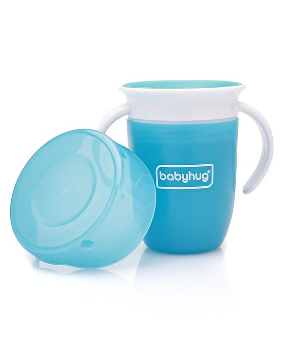 Babyhug 360 Degree Spill Proof Training Sipper Cup Blue - 240 ml