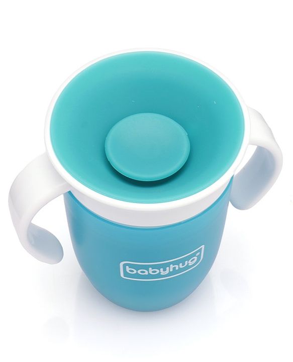 Babyhug 360 Degree Spill Proof Training Sipper Cup Blue - 240 ml