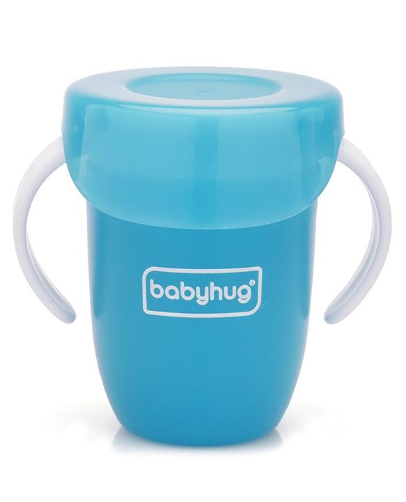 Babyhug 360 Degree Spill Proof Training Sipper Cup Blue - 240 ml