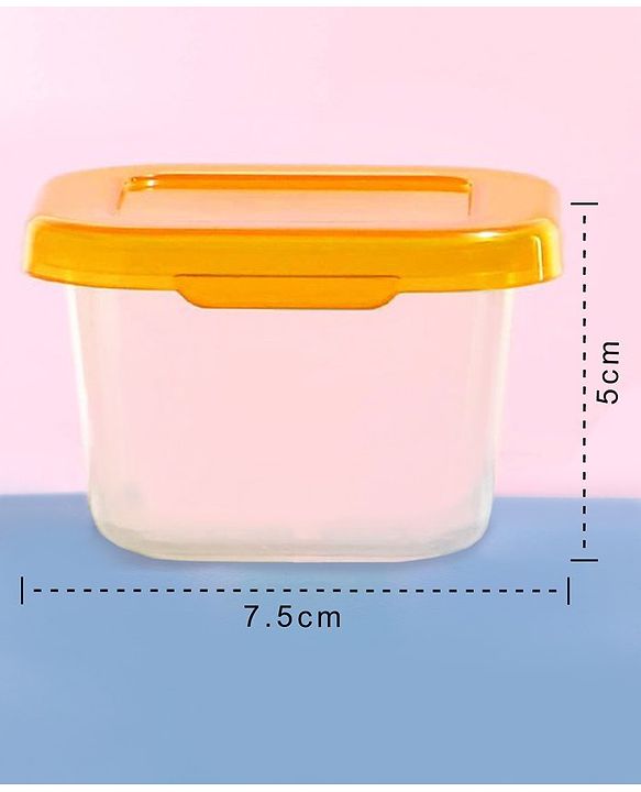 Babyhug Food Storage Containers Set of 6 - Multicolour