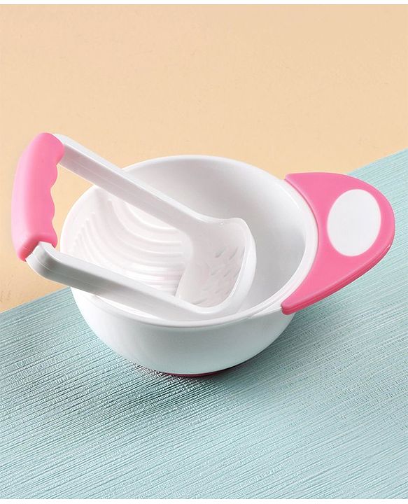 Babyhug Baby Food Grind Bowl - Pink