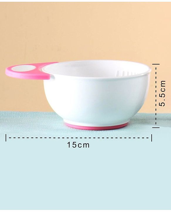 Babyhug Baby Food Grind Bowl - Pink