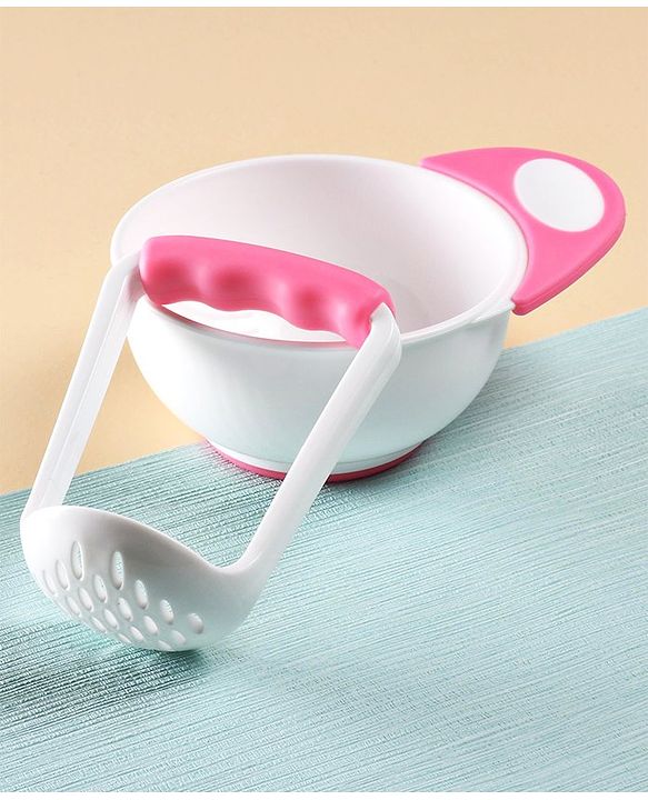 Babyhug Baby Food Grind Bowl - Pink